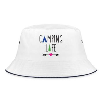 Vie de camping - Bob - blanc/marine - Devant