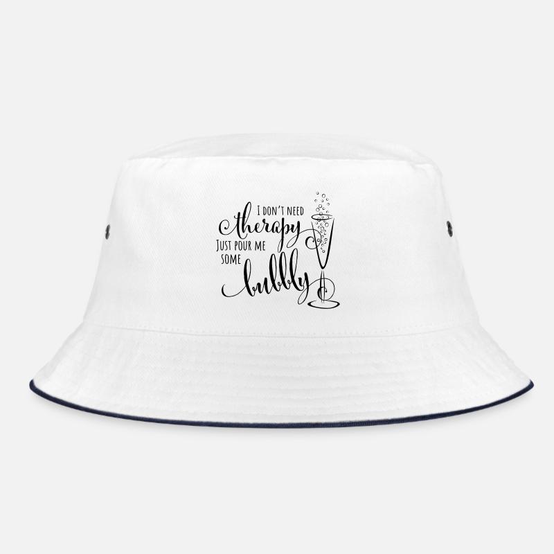Schenk mir einfach Sekt ein – Prosecco-Humor Bucket Hat