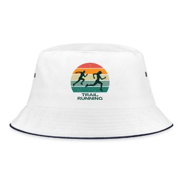 trail, running, running trail - Bob - blanc/marine - Devant