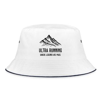 Ultra Running - Là où les légendes se font - Bob - blanc/marine - Devant