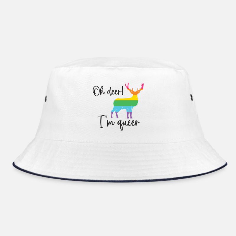 Pride Month LGBTQ - Oh Hirsch, ich bin queer! Bucket Hat
