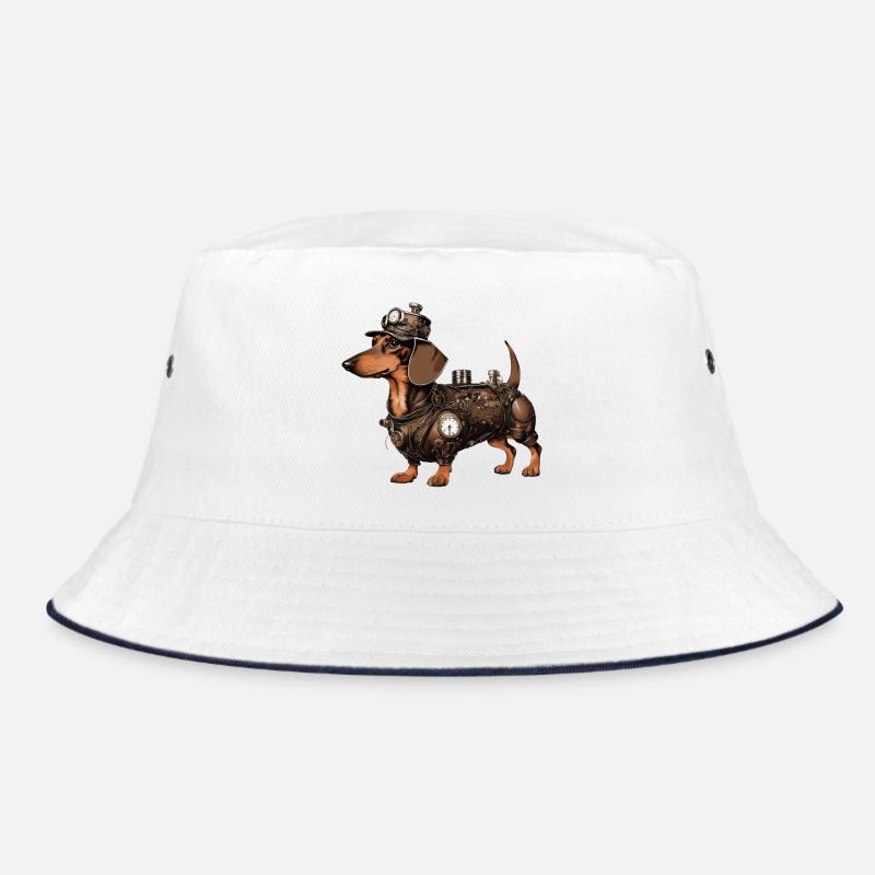 The Steampunk Dachshund | Dachshund Bucket Hat