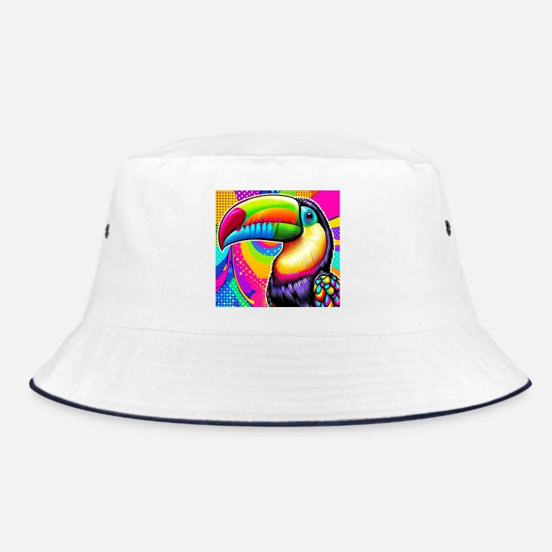 Toucan Pop Art Bucket Hat