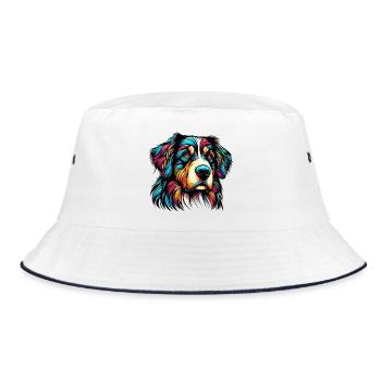 Bouvier bernois Grand Chien de berger - Bob - blanc/marine - Devant