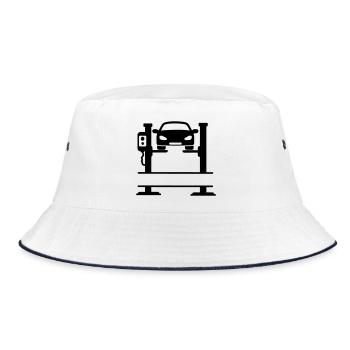 Ascenseur de garage pour voiture - Bob - blanc/marine - Devant