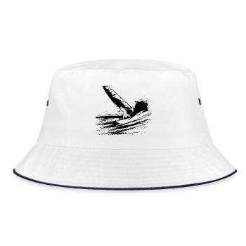 Windsurfing - Bucket Hat - white/navy - Front