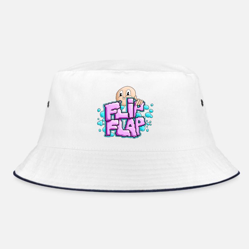 Flip Bulle Graffiti Amusant - Bob - blanc/marine