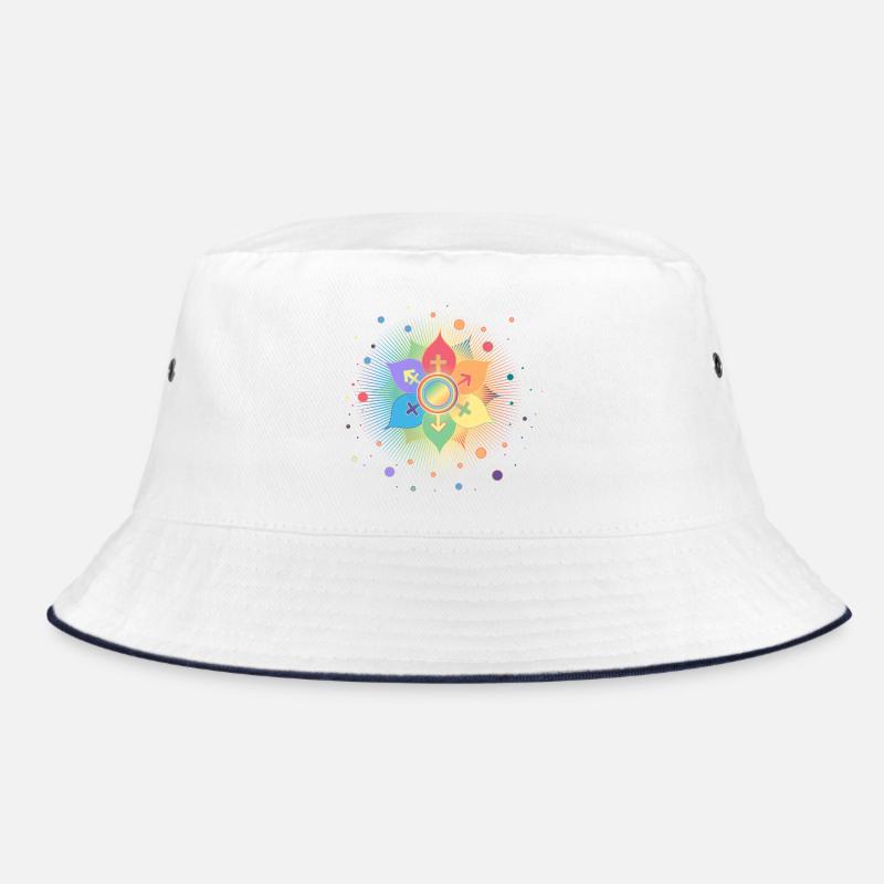 Blossom with Gender Symbols: Pride & Belonging Bucket Hat