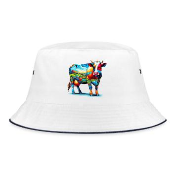 Vache - Bob - blanc/marine - Devant