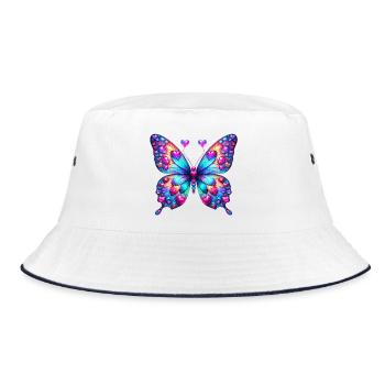 Coeur papillon Coeurs Coeurs Coeurs Coeurs - Bob - blanc/marine - Devant