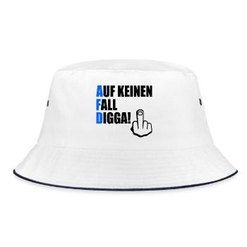 Certainement pas digga - Bob - blanc/marine - Devant
