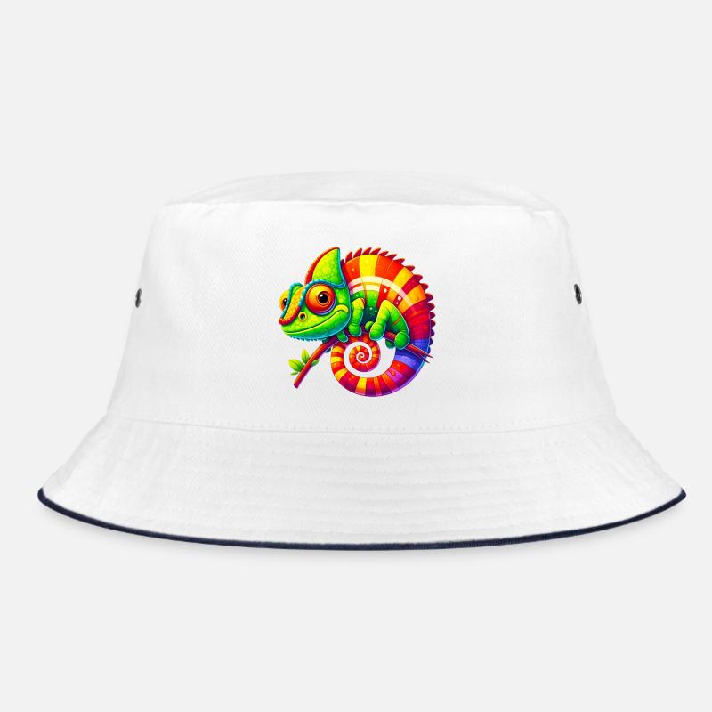 Caméléon - Bob - blanc/marine