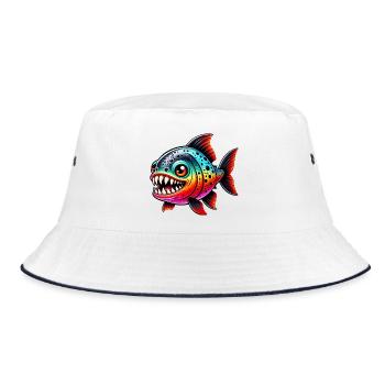 Piranha - Bob - blanc/marine - Devant