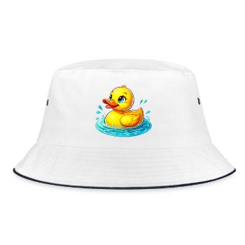 Caneton Canard Canard Canard - Bob - blanc/marine - Devant
