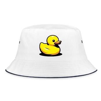 Caneton Canard Canard Canard - Bob - blanc/marine - Devant