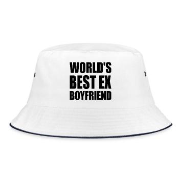 world's best ex boyfriend - Bob - blanc/marine - Devant
