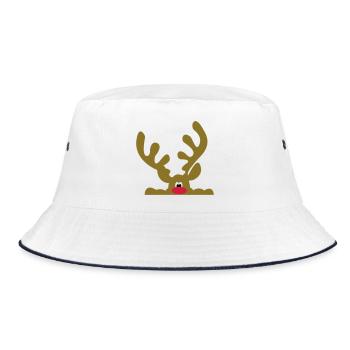 Funny gifts for Christmas - Bucket Hat - white/navy - Front