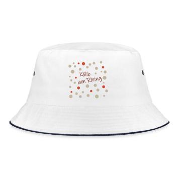 Kölle am Rhing - Bucket Hat - Weiß/Navy - Vorne
