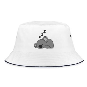 koala endormi - Bob - blanc/marine - Devant