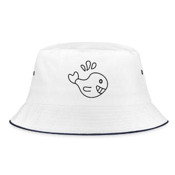 anniversary. Anniversary Decade. humor. funny - Bucket Hat - white/navy - Front