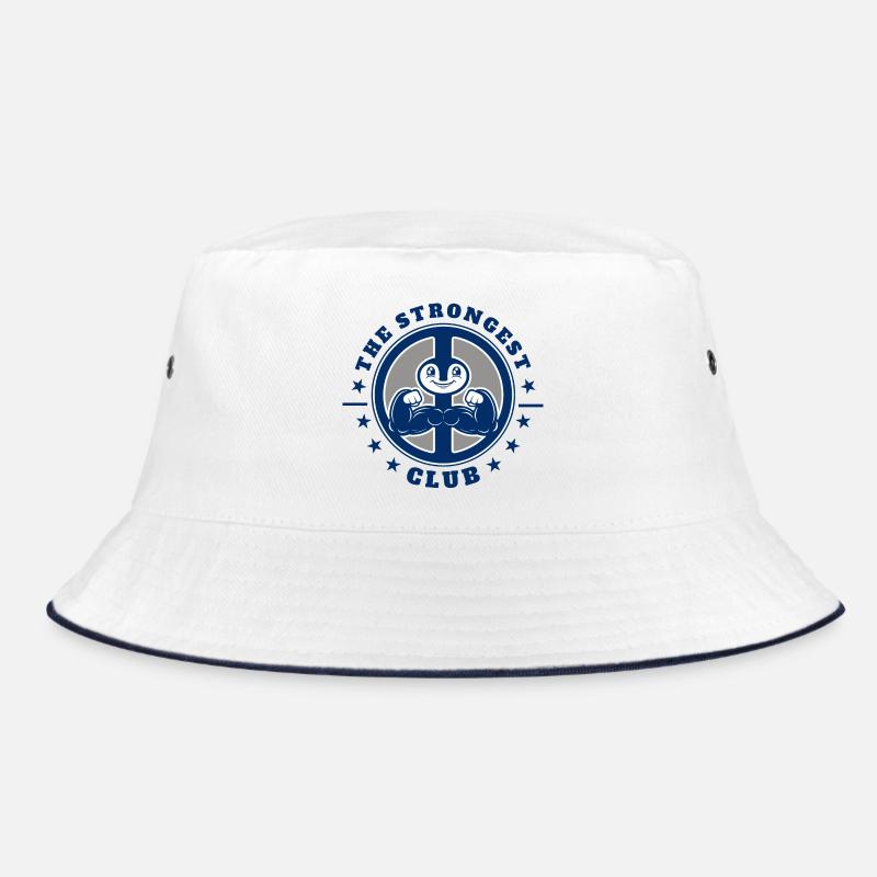 Friedensbewegung - Bucket Hat - Weiß/Navy