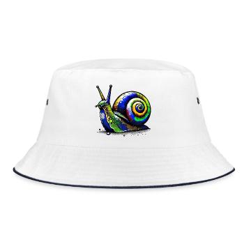 Escargot - Bob - blanc/marine - Devant