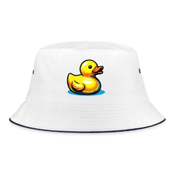 Caneton Canard Canard Canard - Bob - blanc/marine - Devant