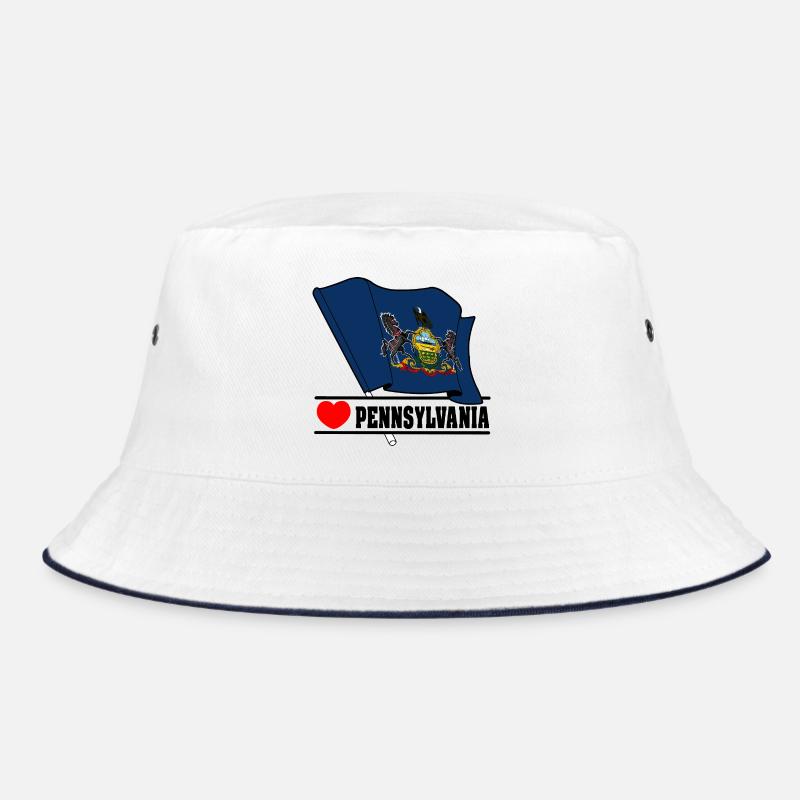 Drapeau Pennsylvanie coeur PENNSYLVANIE Bob