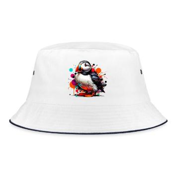 Puffin - Bucket Hat - white/navy - Front