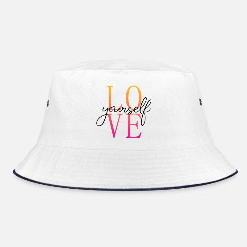 Love yourself / Selbstliebe / Liebe dich selbst Bucket Hat