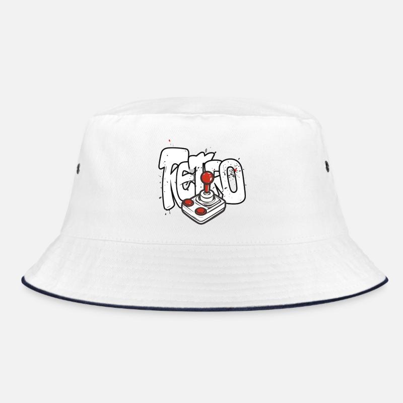 Retrobomber Joystick Design Bucket Hat