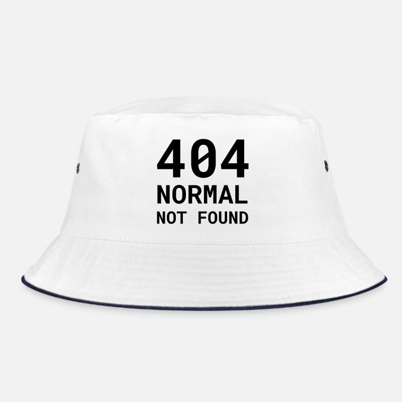 404 Normal Not Found - Chemise drôle de nerd erreur - Bob - blanc/marine