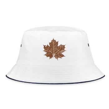 feuille d'érable - Bob - blanc/marine - Devant