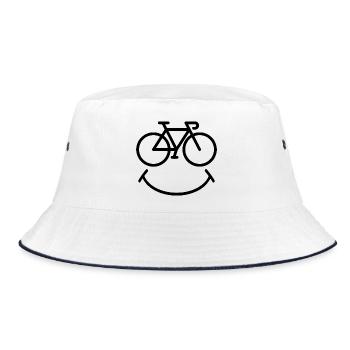 Vélo Cyclisme Bicyclette  VTT Bicross BMX Sport - Bob - blanc/marine - Devant