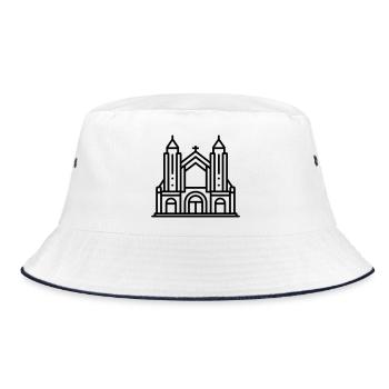 cathédrale - Bob - blanc/marine - Devant