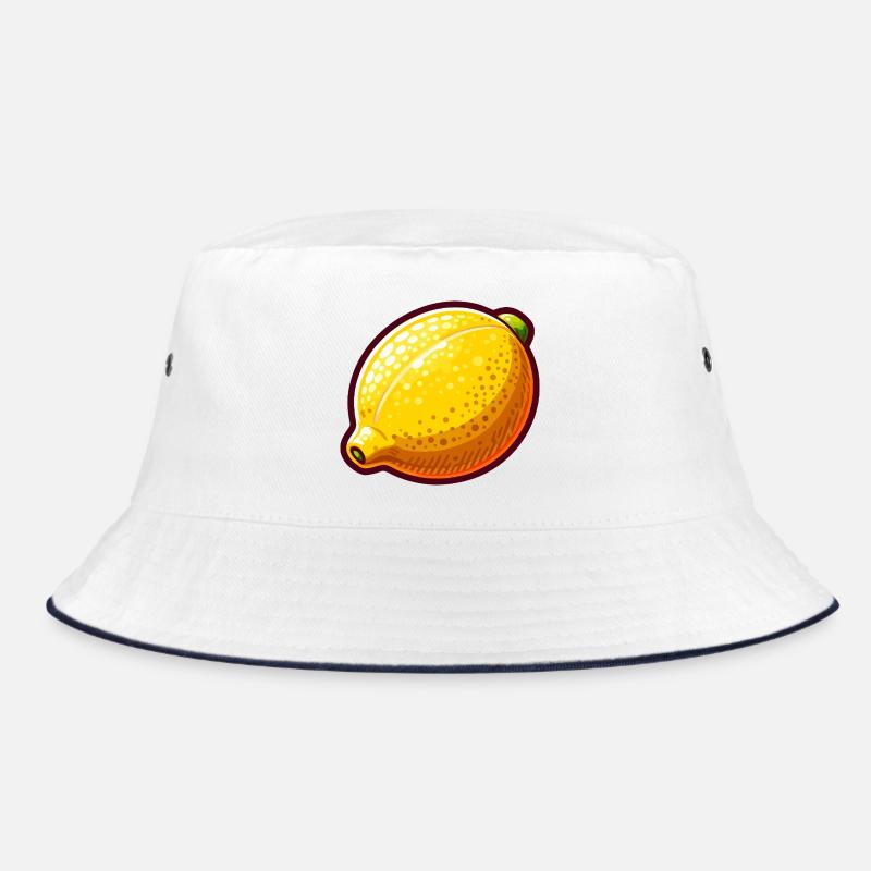 Zitrone Pop Art Gelb Bucket Hat