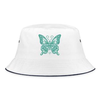 Papillon Éthéré Design pour T-Shirts - Bob - blanc/marine - Devant