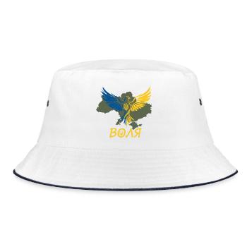 Aigle de Volya sur la carte de l’Ukraine - Bob - blanc/marine - Devant
