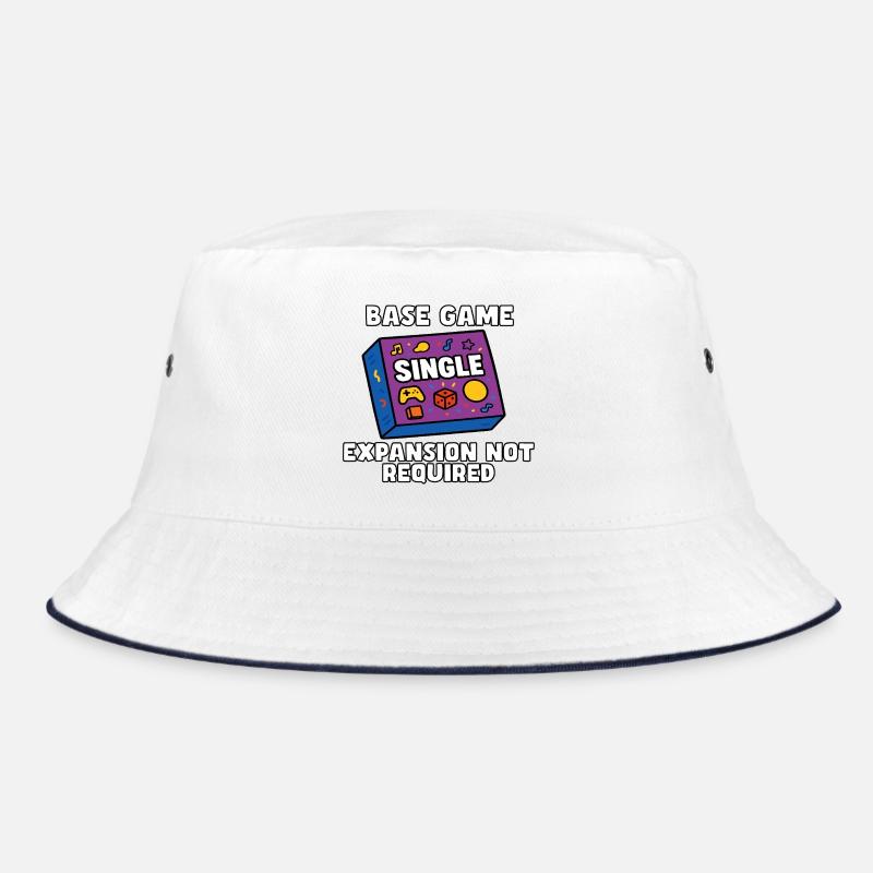 Base Game: Single Edition - Bucket Hat - white/navy