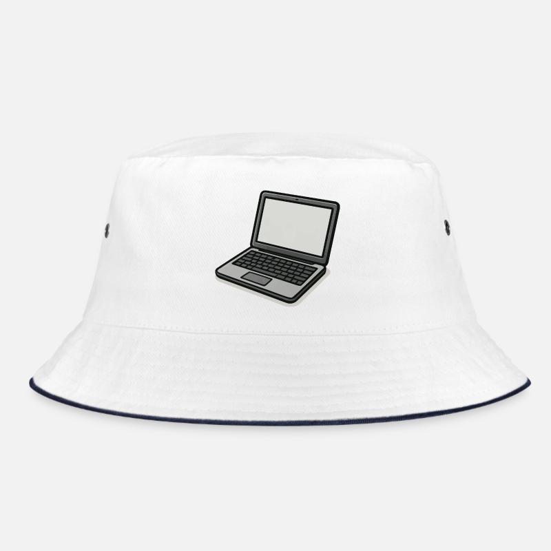 Vintage style laptop Bucket Hat