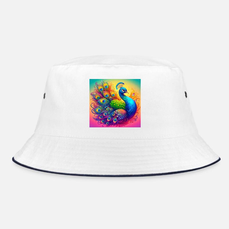 peacock Bucket Hat