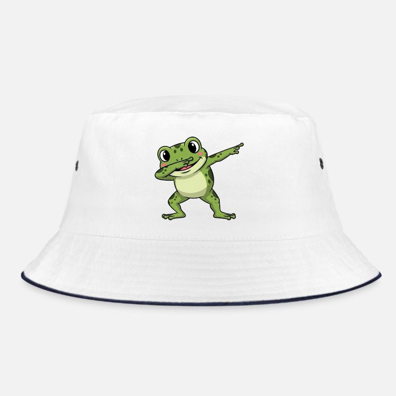 Cute Frog Toad Toad Dabbing Kids Cartoon Bucket Hat