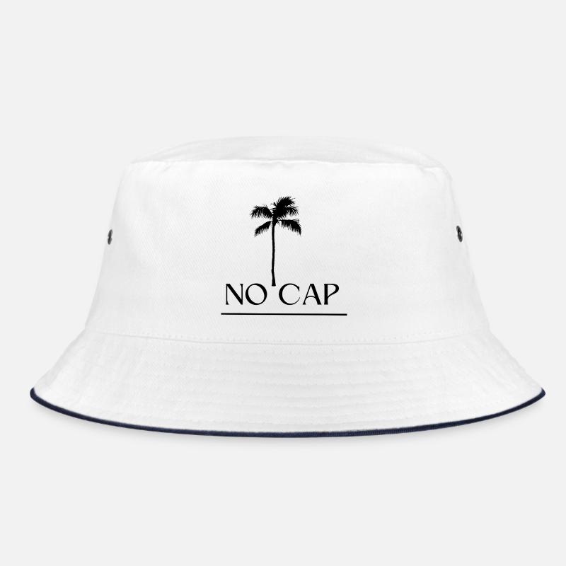 No Cap Design Bucket Hat