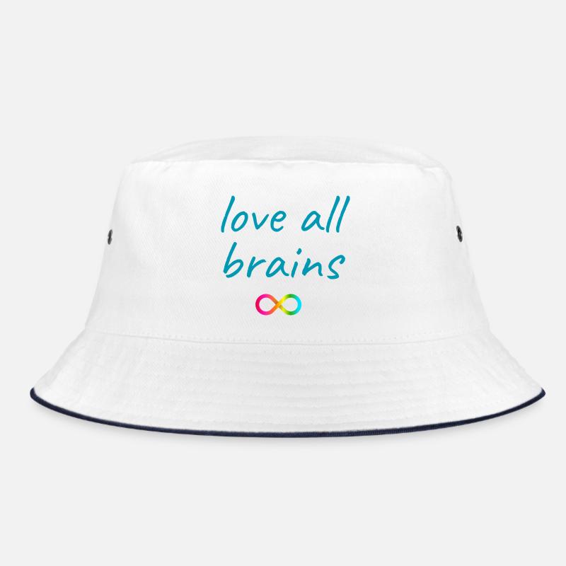 Love All Brains Infinity Bucket Hat