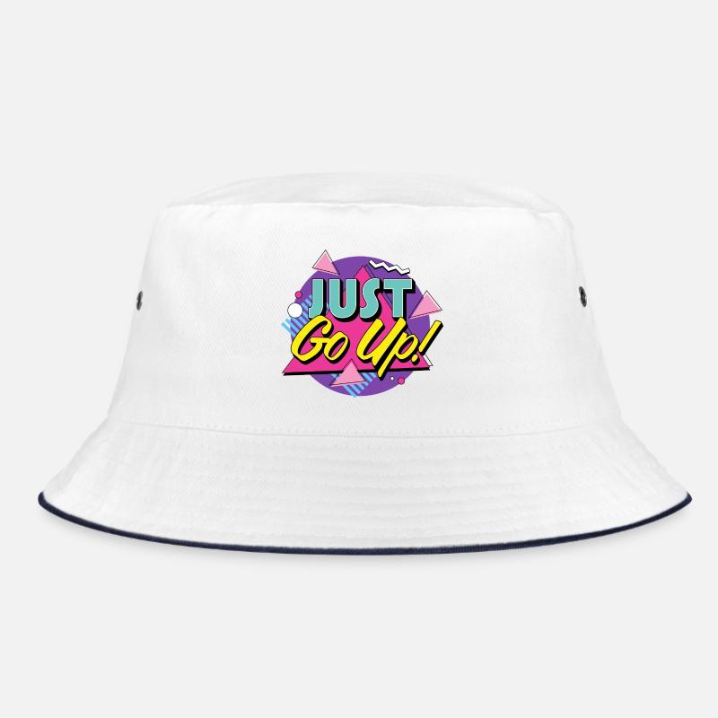 Just Go Up - Retro Climbing Bucket Hat