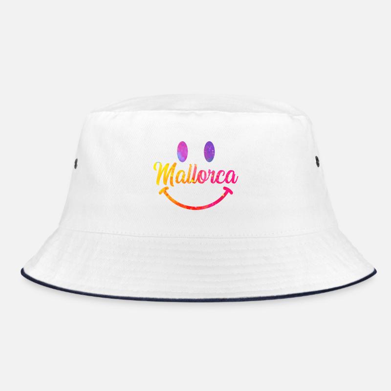 Mallorca Wasserfarben Smiley Bucket Hat