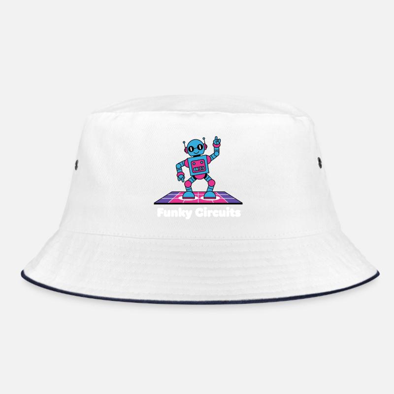 Funky Circuits Roboter Bucket Hat