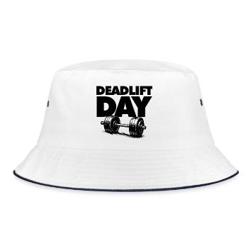 Deadlift Day - Bob - blanc/marine - Devant