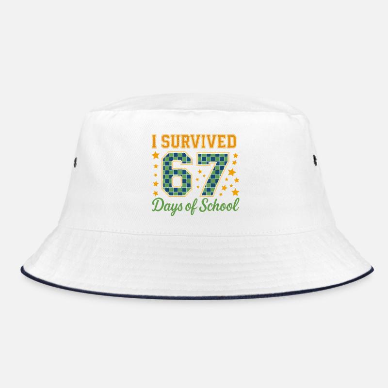 67 Tage Schule Überlebt Bucket Hat