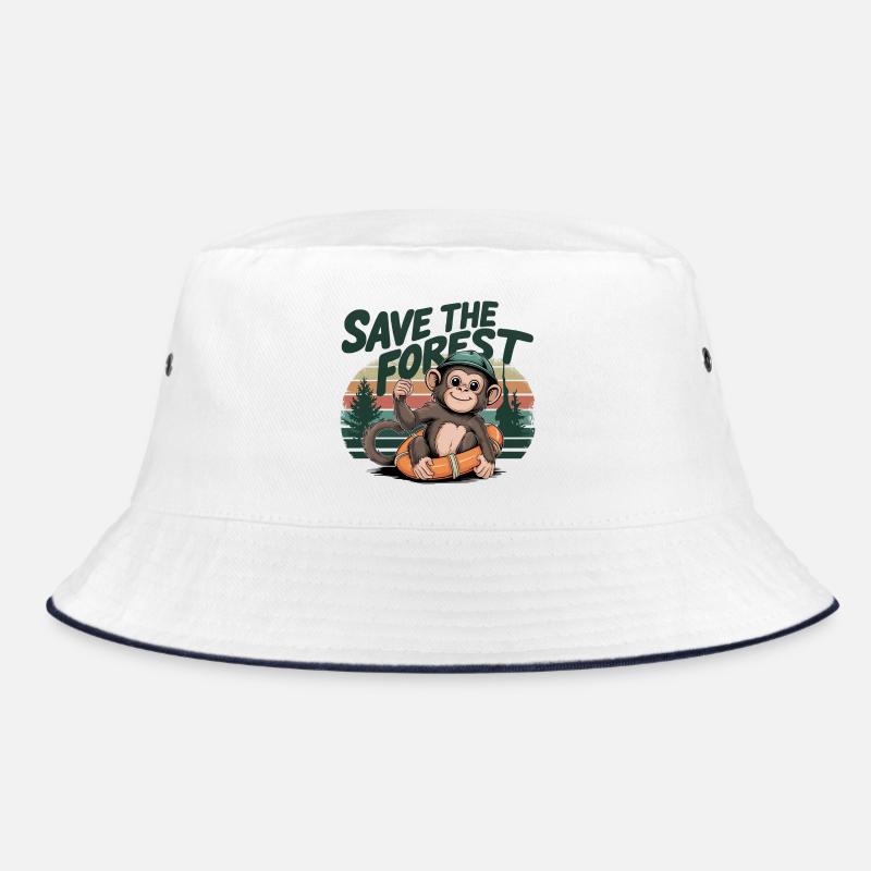 Save the Forest Save the Forest Nature Ecology Bucket Hat